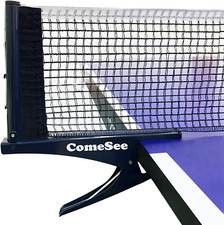 Collapsible Table Tennis Net Professional Steel Pingpong Net Clip Grip Mesh Trai