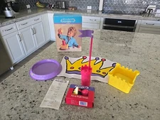 Vintage 1988  Donvier Kids Food Fort Dinner Set In Box King Queen Castle