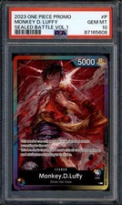 Monkey D Luffy - P - PSA 10 - Promo - English - One Piece - 656