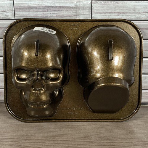 Nordic Ware Haunted Skull Cake Pan New - 第 12/12 張圖片