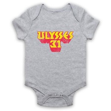 ULYSSES 31 UNOFFICIAL RETRO CARTOON 1980'S ANIMATION BABY GROW BABYGROW GIFT