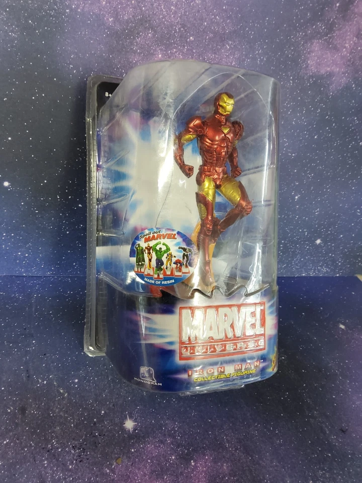 Iron Man - Figura de resina coleccionable Marvel de 7"" monograma serie 1 - TOTALMENTE NUEVA 2010 Foto 2 de 4