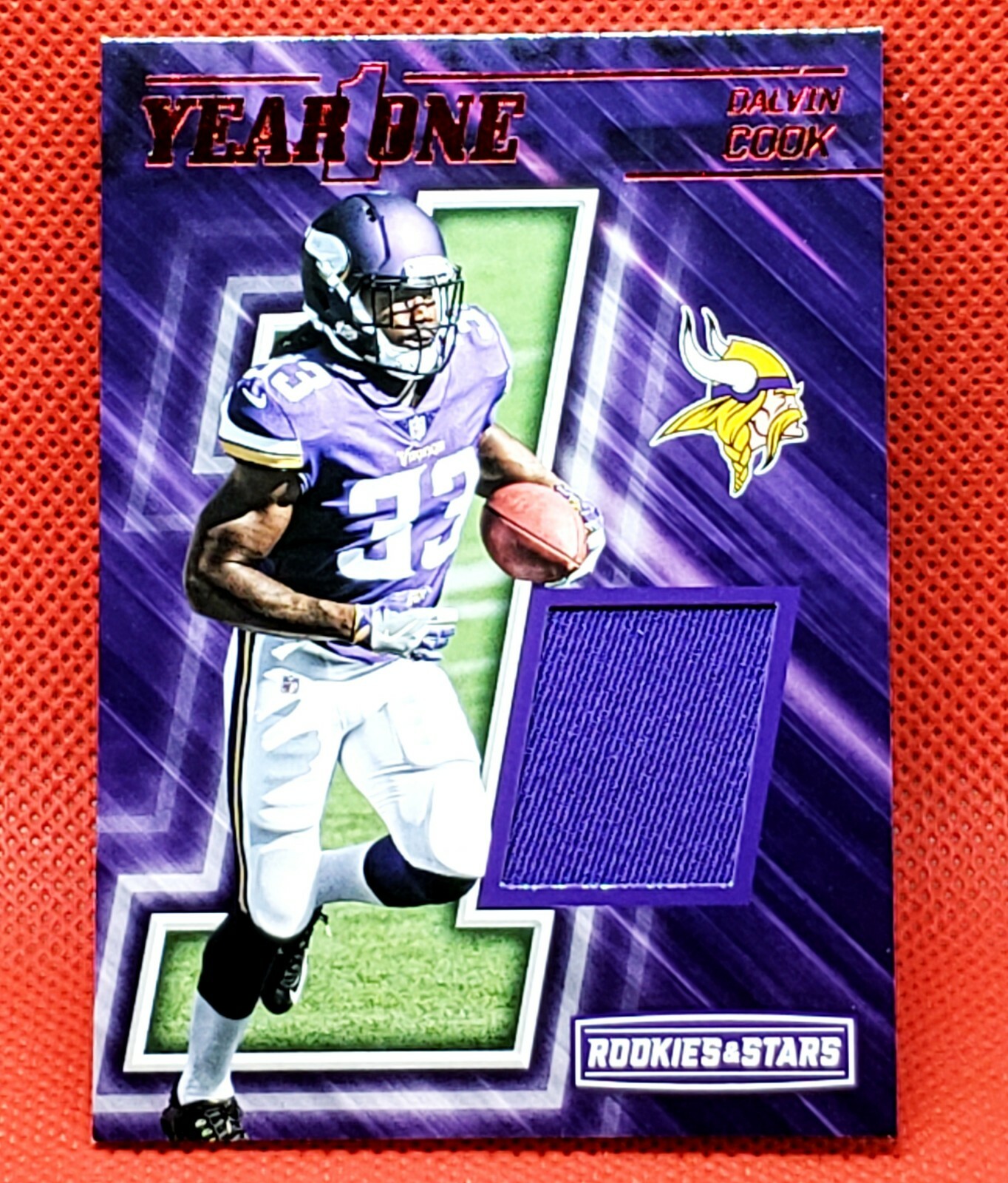 Dalvin Cook Panini Rookies & Stars Year One Relics #17 Base