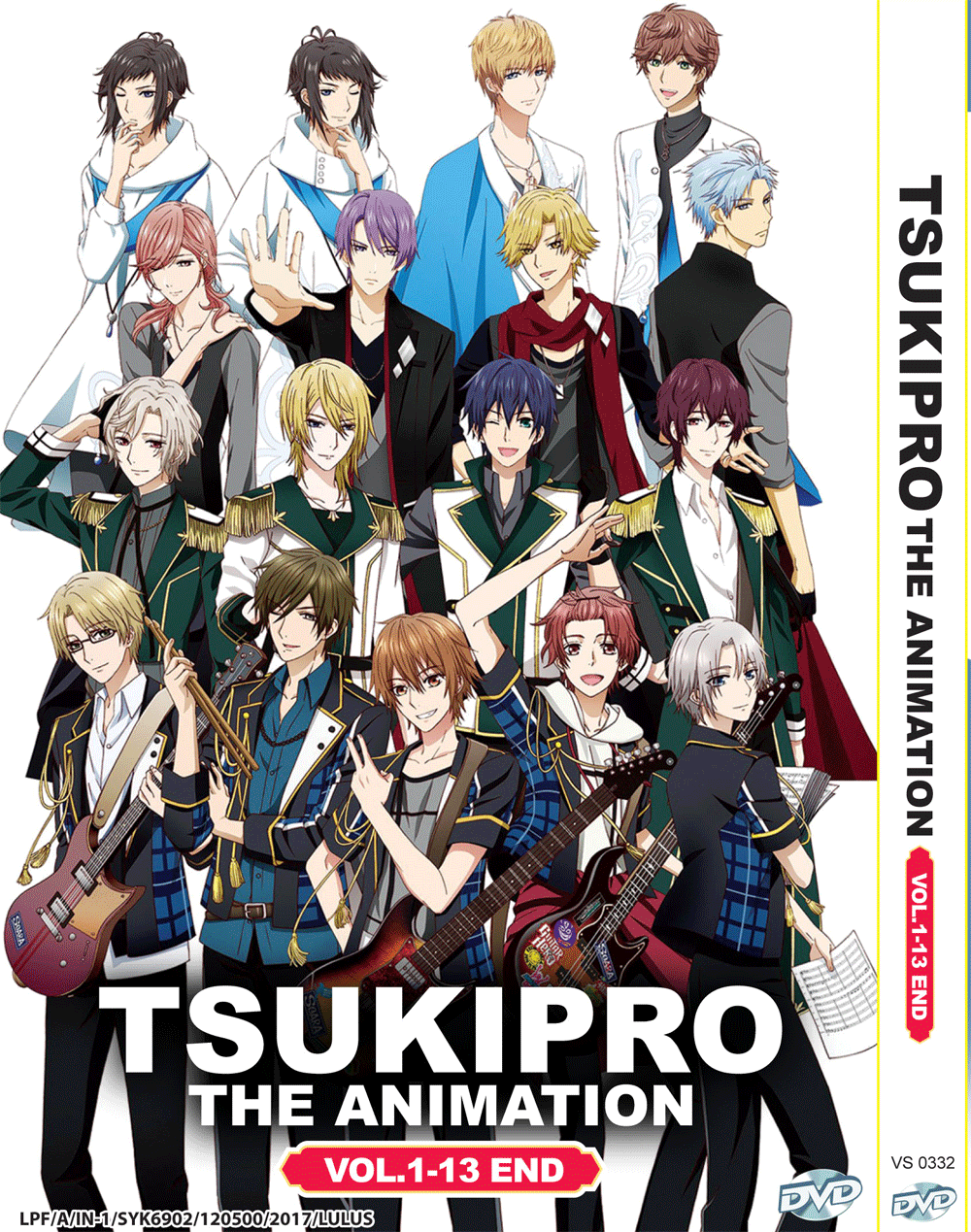 DVD Japanese Anime Tsukipro The Animation Vol1 13 End English