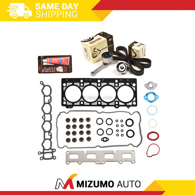 Head Gasket Set Timing Belt Kit Fit 2001 Dodge Chrysler Voyager Sebring 2.4 EDZ