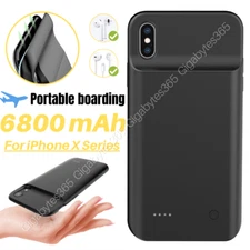 6800mAh External Battery Charger Case Power Bank Cover For iPhone X/XS/XS Max/XR