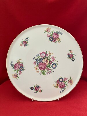 Vintage 1940's Barker Bros Royal Tudor Ware 28 cm floral serving plate