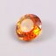 thumbnail 3 - 10.70 MM Natural Flawless Ceylon Fanta Orange Sapphire Loose Round Gemstone Cut