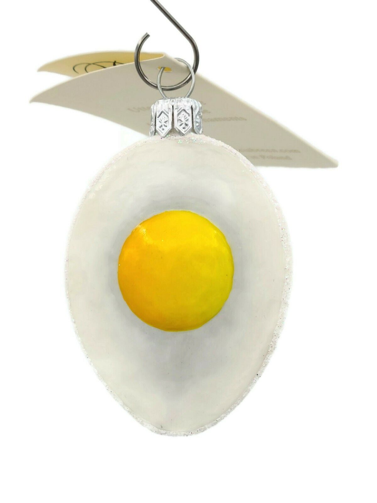 Patricia Breen Demi Egg Oeuf Dur, Egg Yolk White Fruit Holiday Ornament Ograniczona SPRZEDAŻ, darmowa wysyłka