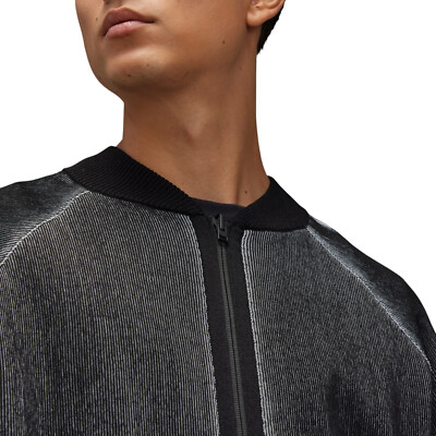 Men's Adidas Y-3 GFX Graphic Knit Reversible Cardigan Sweater