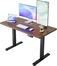 Electric Height Adjustable Standing Desk 120x60cm Sit Stand Desk Home Office