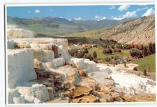 Postal Minerva Terrace Parque Nacional de Yellowstone Mammoth Wyoming EE. UU.