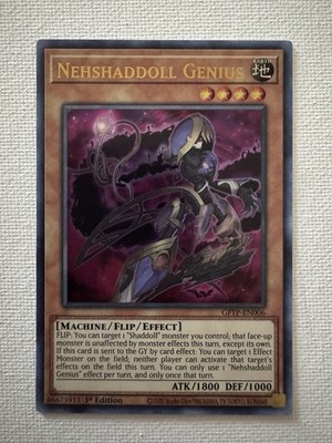 Nehshaddoll Genius Ultra Rare GFTP-EN006 1st Edition Yu-Gi-Oh! TCG NM Card