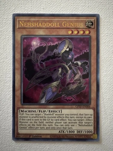 Nehshaddoll Genius Ultra Rare GFTP-EN006 1st Edition Yu-Gi-Oh! TCG NM Card