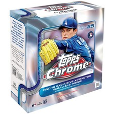 2025 Chrome Baseball - Factory Sealed - Mega Box