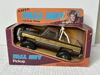 Vintage 1982 Ertl Steel THE FALL GUY Pickup Truck 1:25 NEVER REMOVED Lee Majors