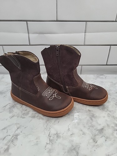 Scarpe stivaletto marrone Livie e Luca unisex taglia 10 bambino - Foto 2 di 8