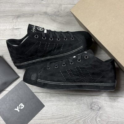 Adidas Y-3 x Neighborhood Nizzastar Lo 'Triple Black' - Größe UK 7 / EU 40 2/3
