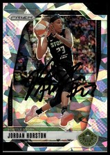 2024 Panini Prizm WNBA #103 Jordan Horston Ice Prizms Signed Card Auto IP