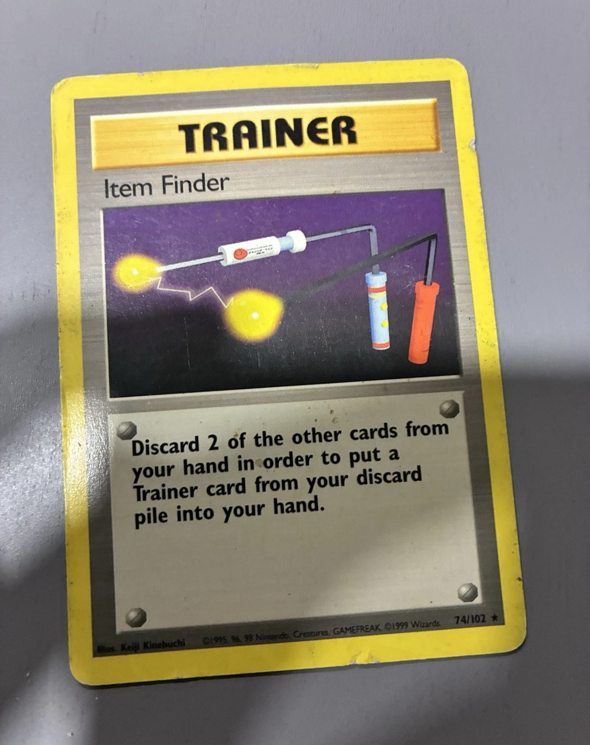 The Pokémon Company Pokémon TCG Item Finder Base Set 074/102 Rare English 1999