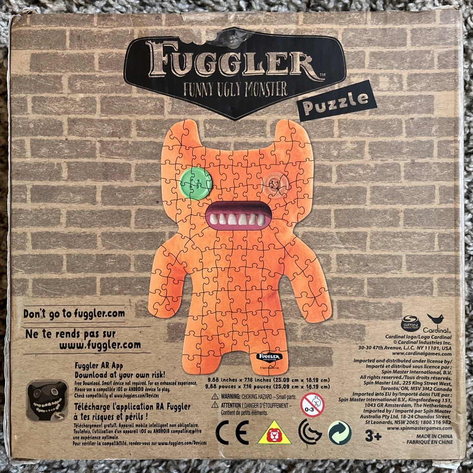 Spin Master Fuggler Funny Ugly Monster Puzzle 100 pcs Jigsaw Cardinal New Sealed - Image 2 of 4