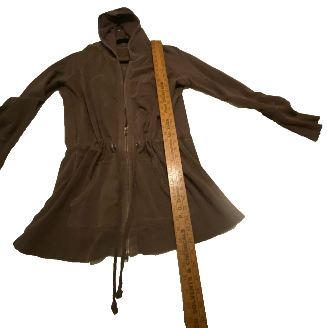 Gap Underground Jacket Tunic Cloak Drawstring Zip… - image 8