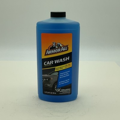 Armor All Car Wash Concentrated Liquid Safe for All Automotive Finishes 24oz NEW