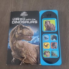 Jurassic World Roll With The Dinosaurs - Little Sound Board Book NEW   