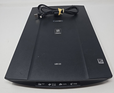 Canon CanoScan LiDE 120 Flatbed Scanner USB Powered - Tested & Working w/ Cable