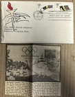 MRS. ARMISTEAD RARE 1/1 OOAK Handpainted 1972 SAPPORO JAPAN OLYMPICS & AIRMAIL