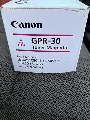Canon GPR-30 Magenta Toner Cartridge - NEW SEALED Genuine