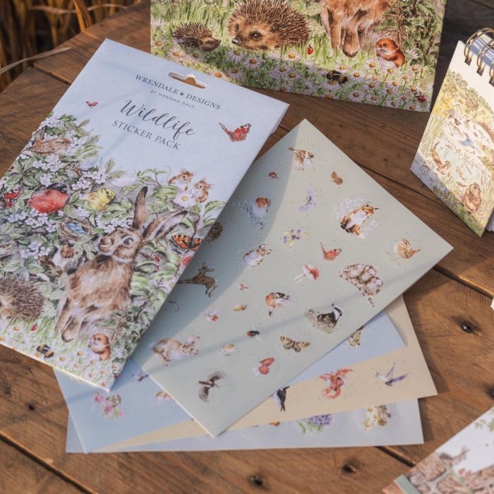 Wrendale Set 145 Stickers Nature Woodland Animals Scrapbook Journaling Wildlife