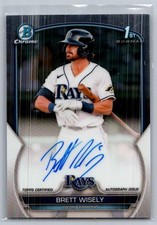 2023 Bowman Chrome #CPA-BW Brett Wisely Prospect Autographs