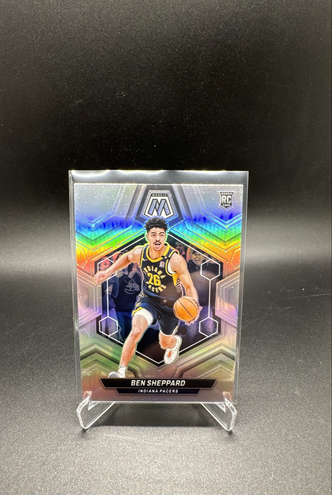 2023-24 Panini Mosaic - Rookies Ben Sheppard #244 Silver Prizm (RC)