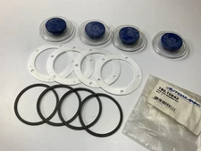 (4) Automann 180.10642 Wheel Hub Cap Window Kit, Replaces Stemco 359-5999