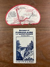 Le Cannet 1928 Funiculaire de Super Cannes Alpes Maritimes Riviera Louis Funel