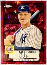 AARON JUDGE RED ATOMIC REFRACTOR PSA 10 2021 TOPPS CHROME PLATINUM GM MINT POP 2