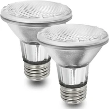 Par20 Bulbs, 2 Pcs 120V 50W Light E26 Medium 2 Count (Pack of 1) 