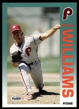 1992 FLEER MITCH WILLIAMS #547 PHILADELPHIA PHILLIES 267