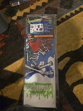    RARE Vintage 18" X 40" Goosebumps Static Cling Jumbo Stick Ups Vinyl Art