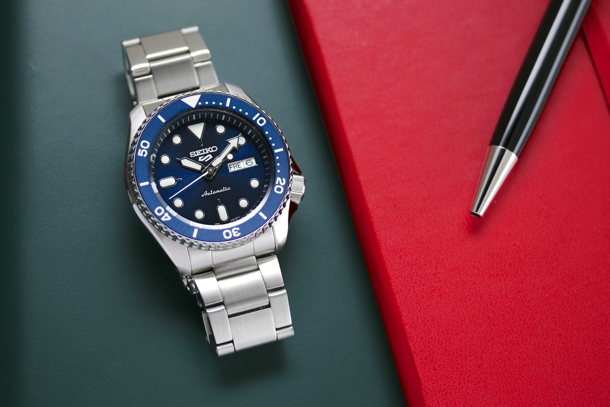 Seiko 5 Sports SRPD51K1 Blue Automatic Stainless Steel Men's Watch