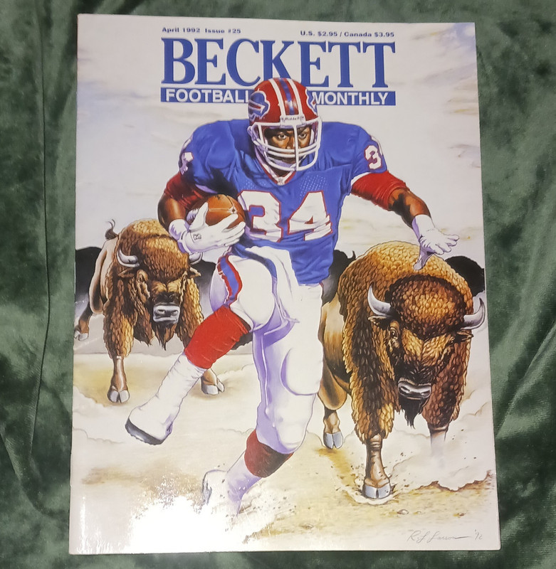 Beckett Beckett Football Monthly April 1992 Issue #25 Illustrated Football