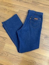 Vintage Levis Jeans Blue Cotton Denim Orange Tab Possibly Hemmed 34x30.5