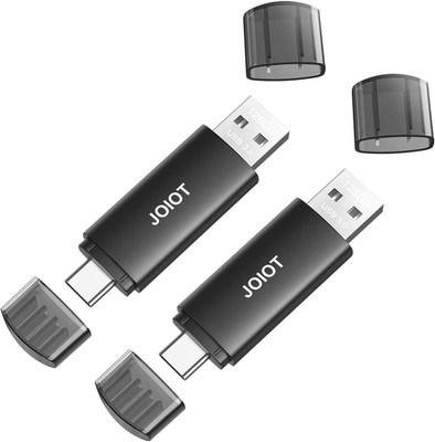 2 Stück USB Stick 128GB 3.0 JOIOT USB C Stick 3.0 2 in 1 USB 3.0 Flash Drive OTG