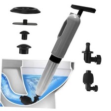 STQ06 High Pressure Toilet Plunger, Multi-Purpose Household Heavy Duty Toilet