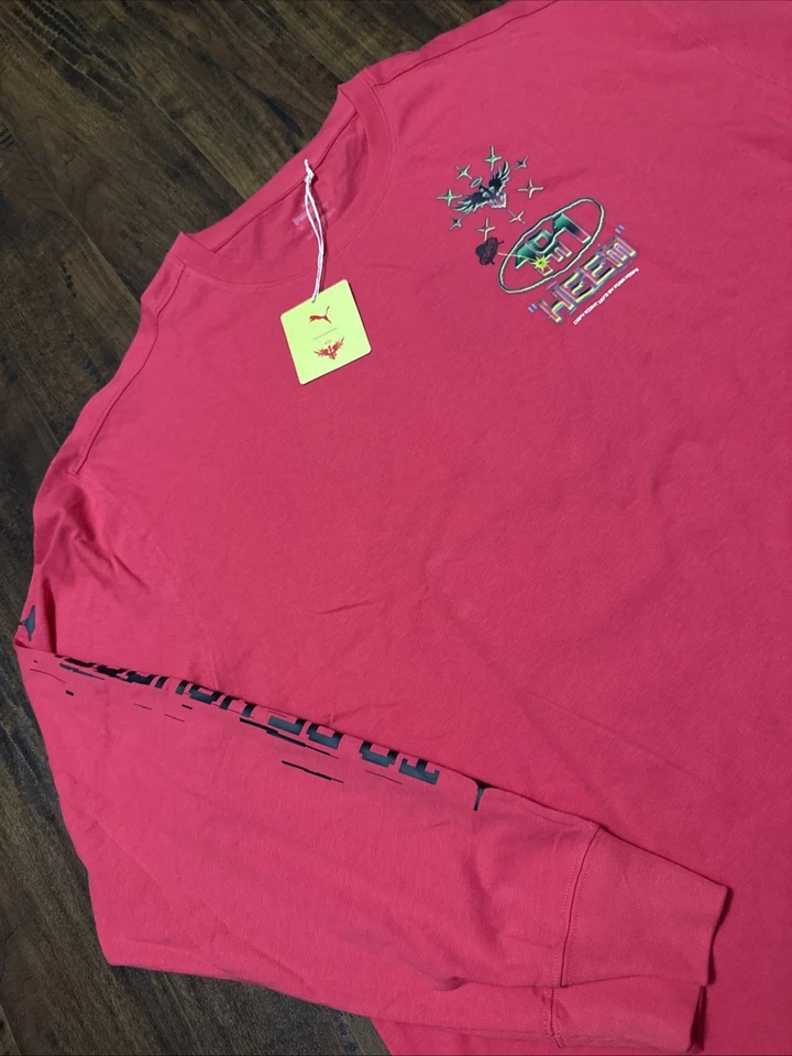 Camiseta de baloncesto Puma LaFrance Lamelo 1Love manga larga rosa alerta para hombre XL. A4 Foto 3 de 4