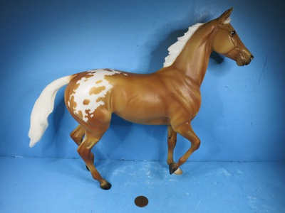 #ad BREYER TRADITIONAL Lydia Palomino Appaloosa Lonesome Glory Mold 2024 TSC USED $23.00