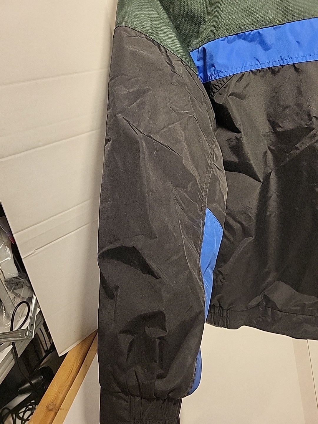 Men's L Columbia RN 69724 CA 05367 Coat Jacket Blue / Black / Green WARM Vintage thumbnail 10