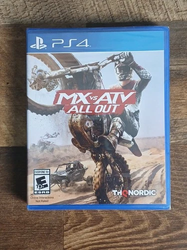 MX vs. ATV All Out (Sony PlayStation 4, 2018) PS4 SEALED Disc Loose In Case