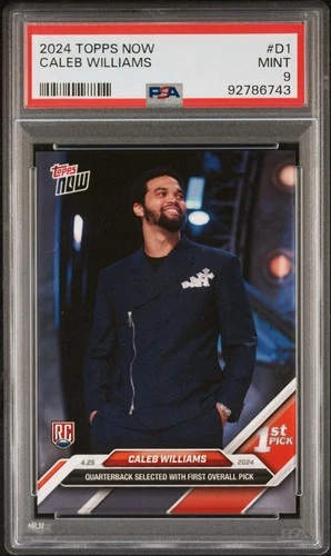 2024 Topps Now - Caleb Williams #D-1 /24667 (RC)